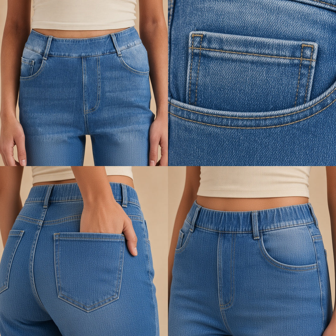VISSONG Women’s Classic Straight Leg Denim Jeans